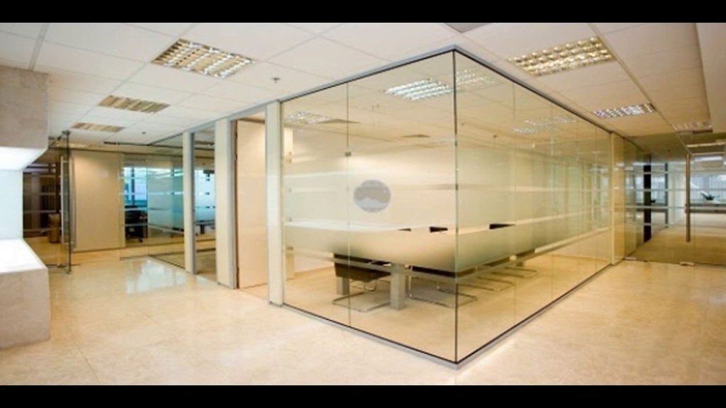 Office glass partition in Dubai